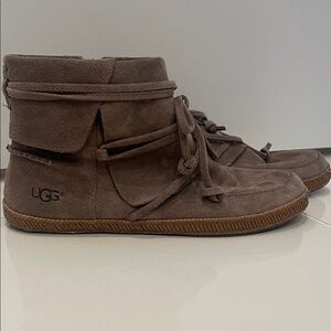 UGG Brown Suede Ankle Boots